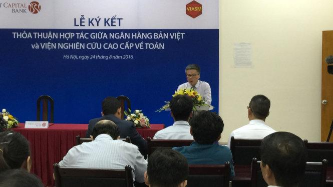 Chuỗi bài giảng toán ứng dụng của VIASM được tài trợ 